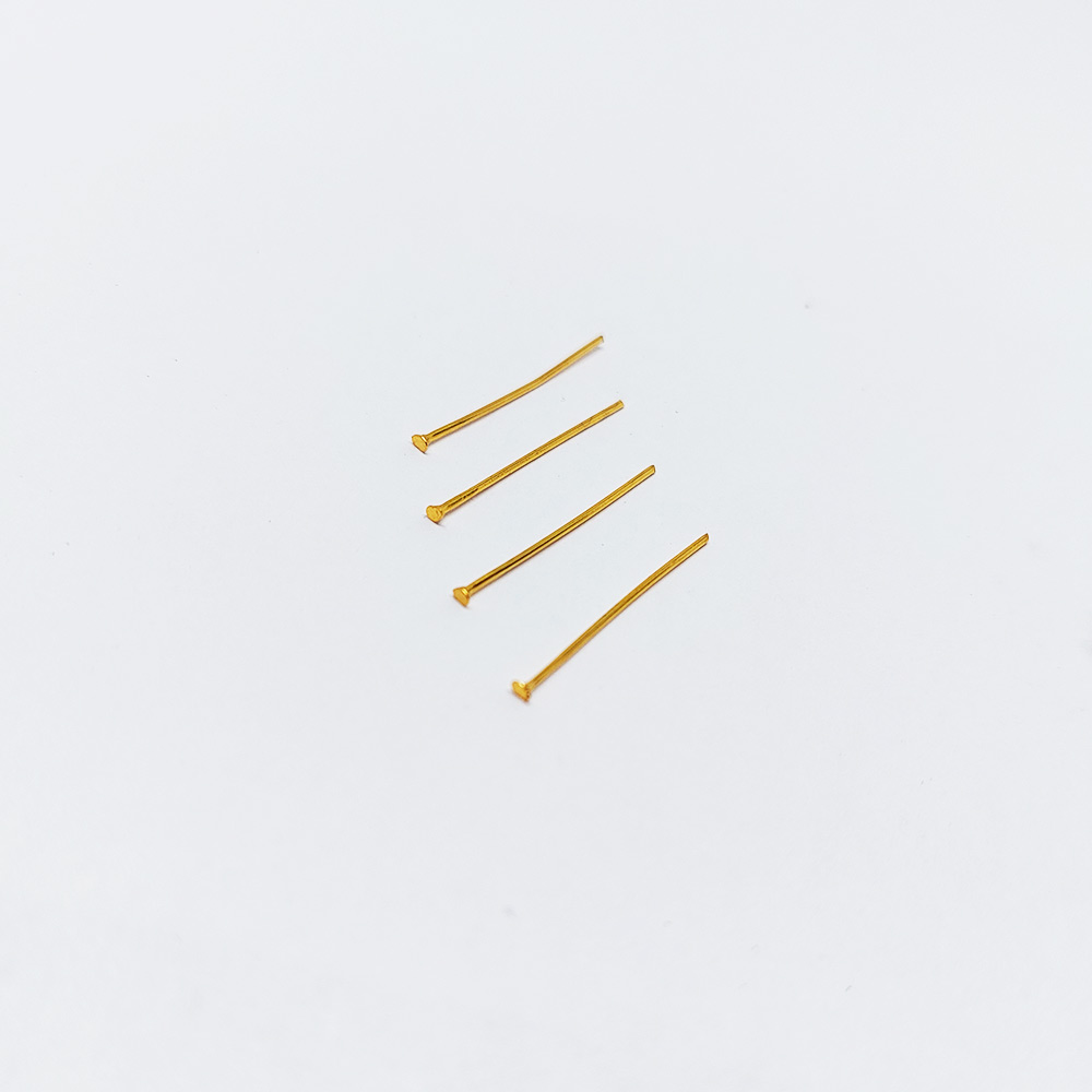 ALFILER TOPE ACERO DORADO 20MM