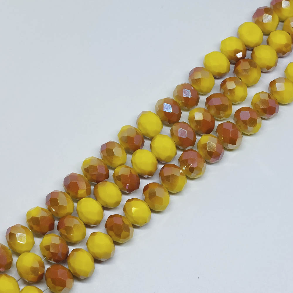 CRISTAL DONA AMARILLO-NARANJA MATE TORNASOL 5*6MM