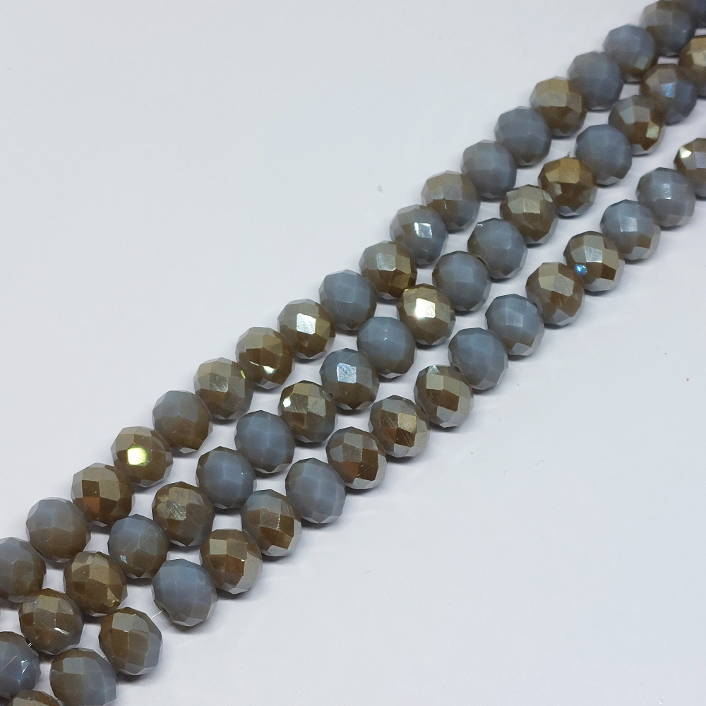 CRISTAL DONA GRIS OSCURO MATE TORNASOL 5*6MM
