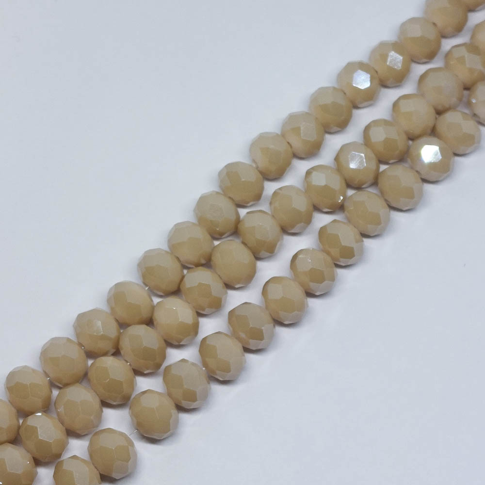 CRISTAL DONA BEIGE MATE OSCURO TORNASOL 5*6 MM