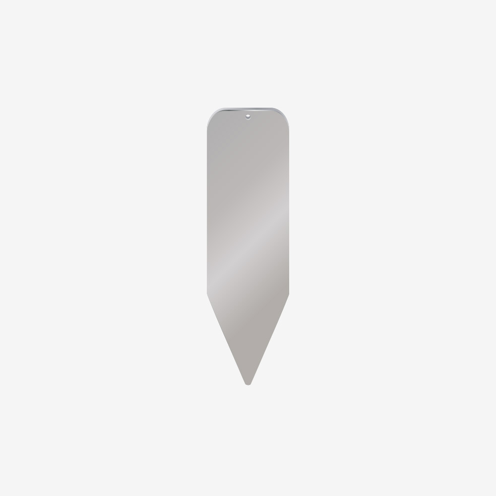 DIJE ACERO LAPIZ PLATEADO 10*3CM *1MM 1 ARGOLLA