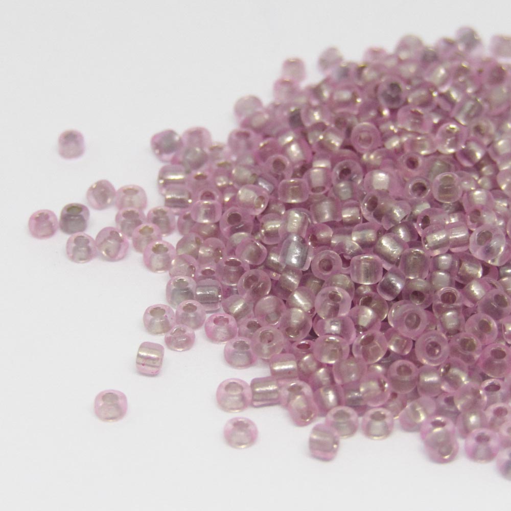 MOSTACILLA FUCSIA TRANSPARENTE FONDO PLATA 12/0