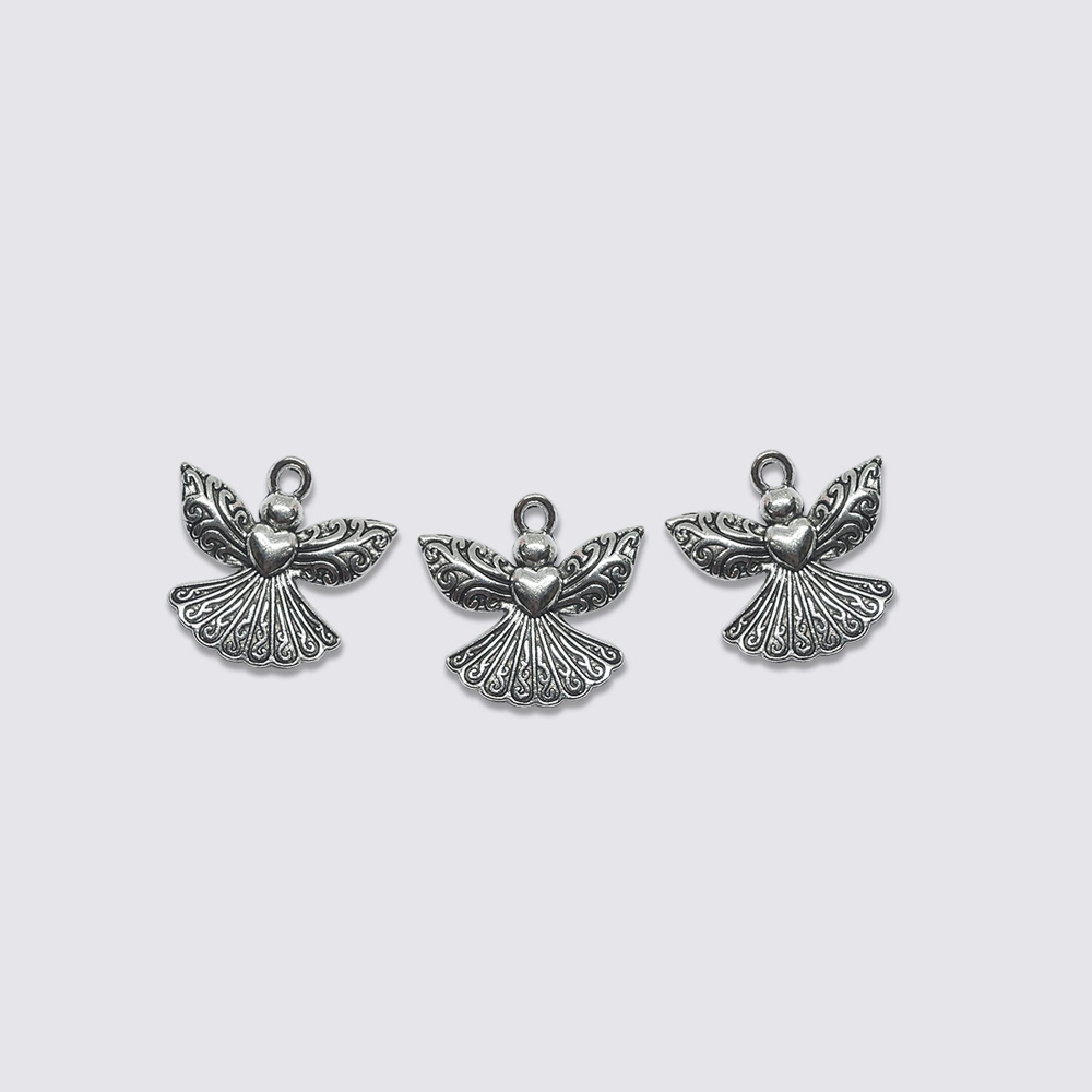 PEWTER ANGEL 17444 21*23MM