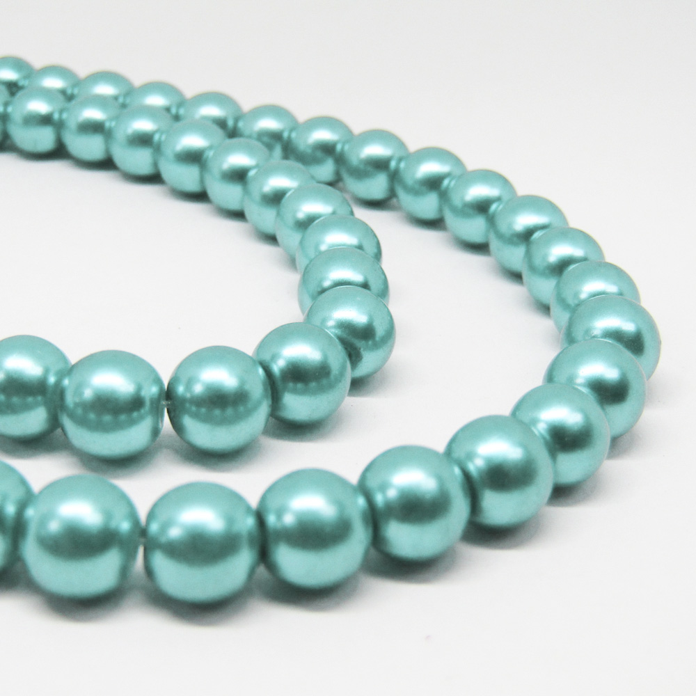 PERLA ACRILICA 8MM CELESTE PASTEL