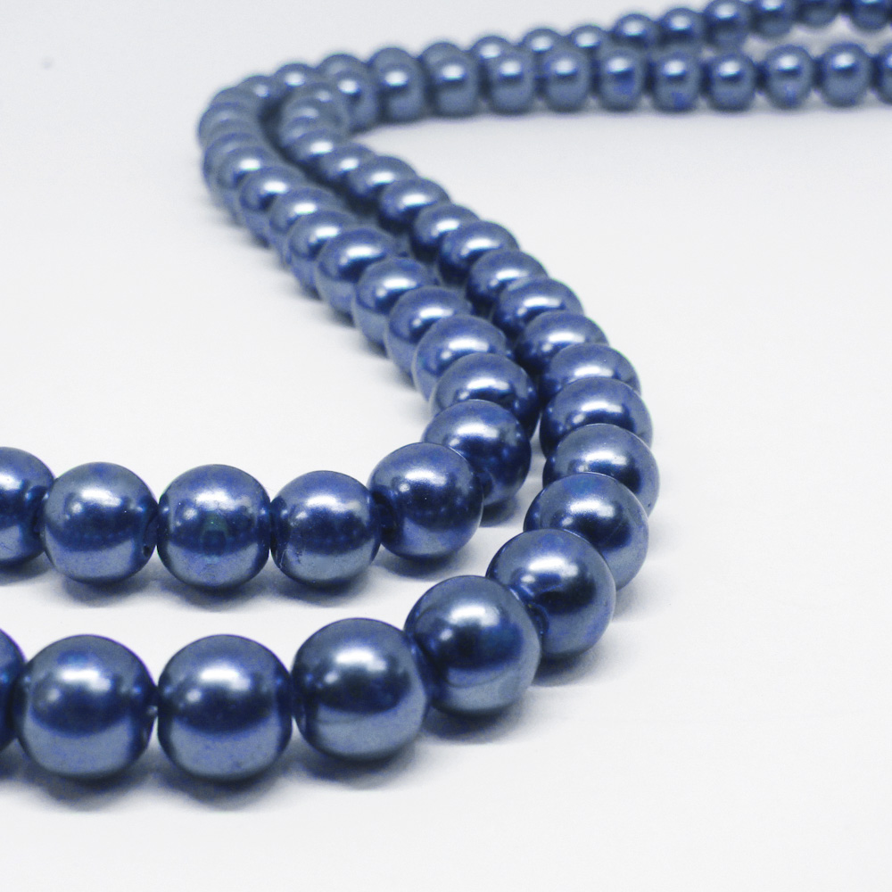 PERLA ACRILICA 8MM       AZUL #73