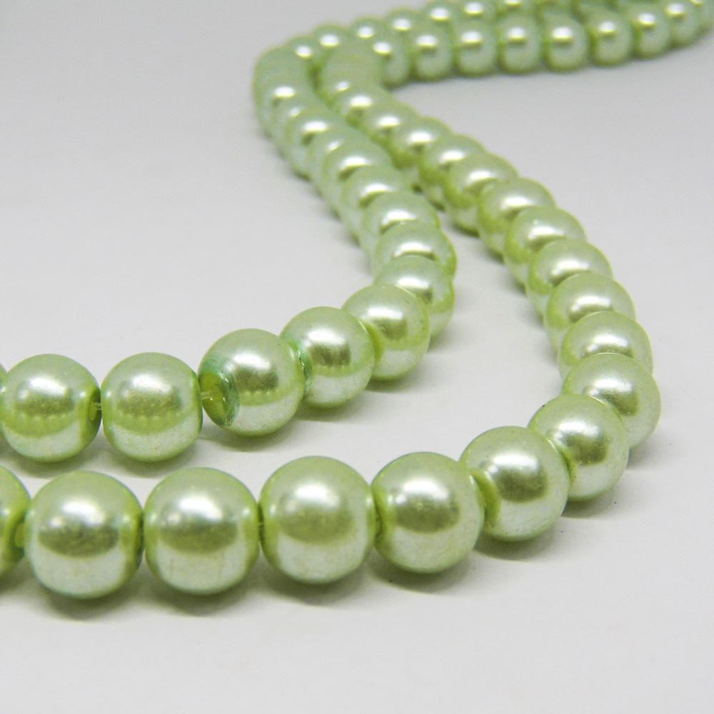 PERLA ACRILICA VERDE CLARO 8MM 