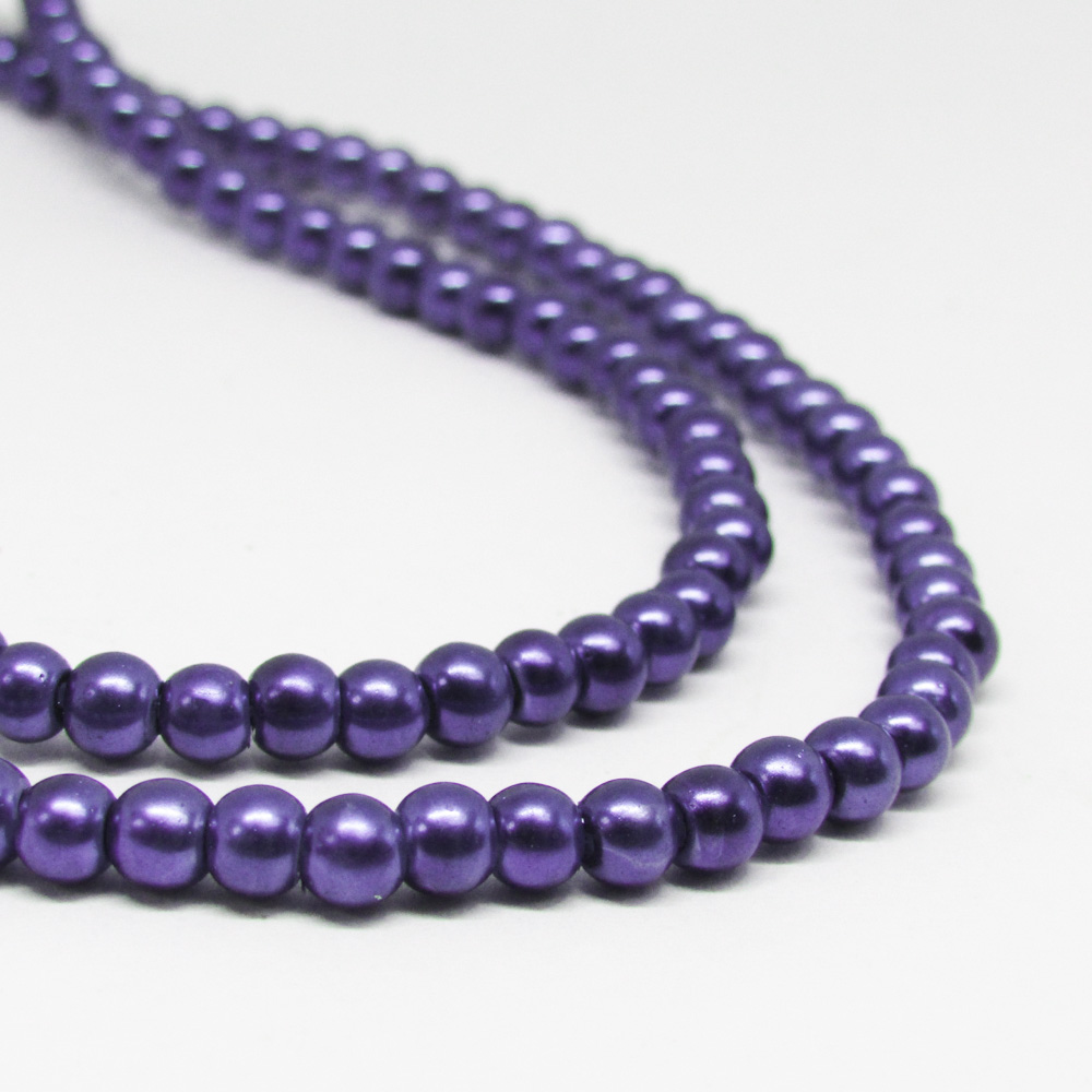 PERLA ACRILICA 4MM MORADO OSCURO #50