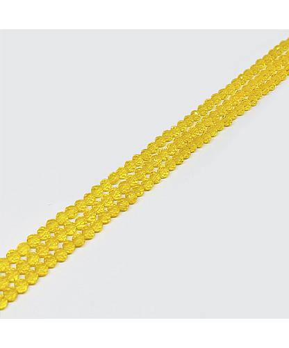DONA CRISTAL AMARILLO TRANSPARENTE 7*8MM