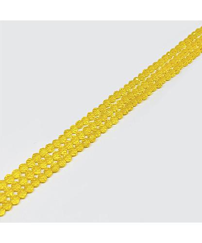 DONA CRISTAL AMARILLO TRANSPARENTE 7*8MM