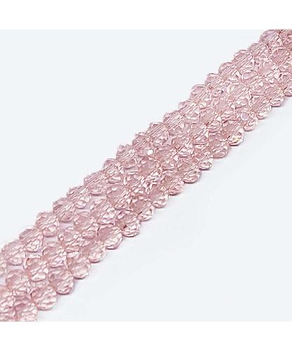 CRISTAL DONA ROSA CLARO TRANSPARENTE 8*10MM