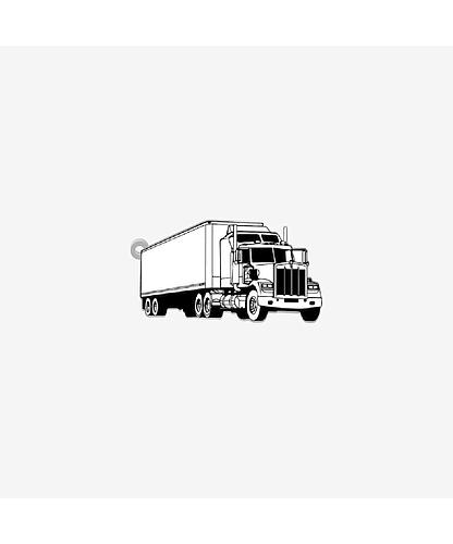 DIJE ACERO TRAILER PLATEADO 25*40MM *1MM 1 ARGOLLA