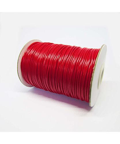 HILO ENCEDADO ROJO SATINADO 1.5MM * 80 YDAS