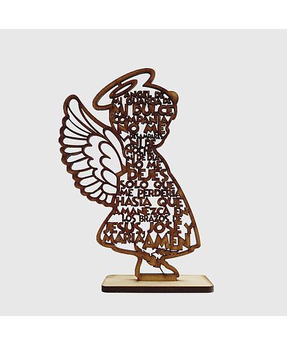ANGEL DE LA GUARDA NINA MDF 16.5*10CM *4MM