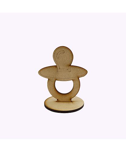 DECORACION CHUPETE CON BASE MDF 11.6*9.5CM *4MM