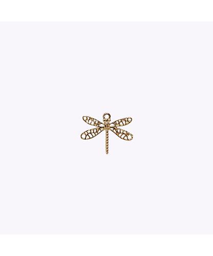 DIJE LIBELULA CALADA BANO DE ORO 1.8*2.2CM
