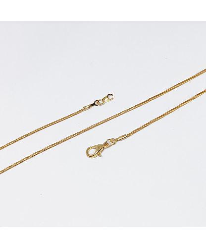 CADENA ESLABON FINO BANO ORO DORADO 1MM *45CM