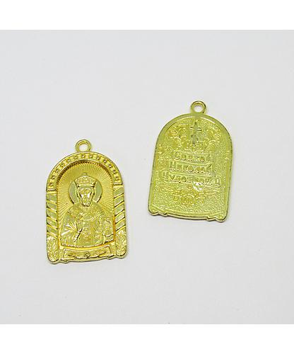 PEWTER DIJE RELIGIOSO 15676 DORADO