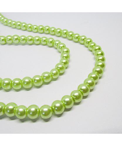 PERLA ACRILICA VERDE CLARO 6MM