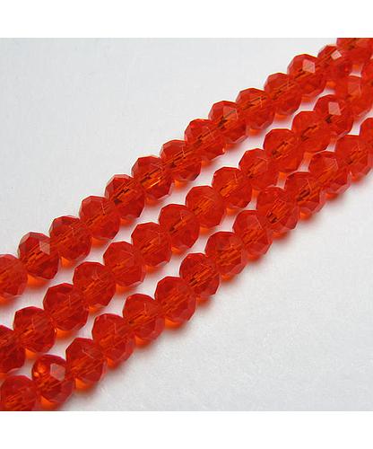 CRISTAL DONA NARANJA TRANSPARENTE 5*6 MM