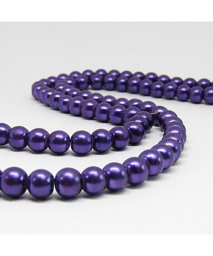 PERLA ACRILICA 8MM       MORADO