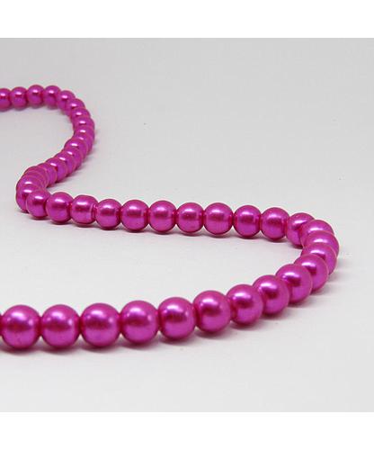 PERLA ACRILICA 8MM      FUCSIA