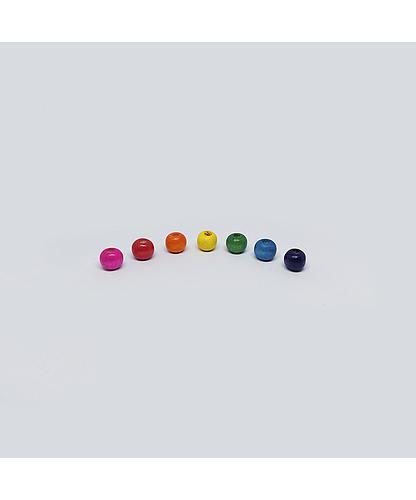 MADERA BOLA MULTICOLOR 10MM *500GRM