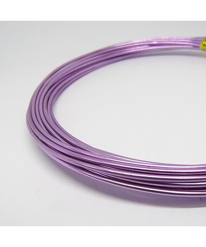 ALAMBRE  ALUMINIO FLEXIBLE 1.5*5M MORADO