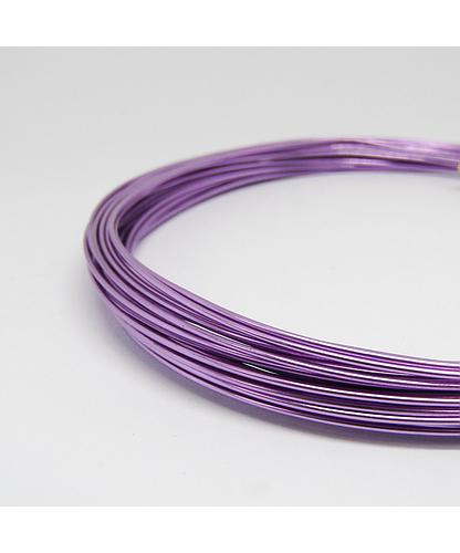 ALAMBRE ALUMINIO FLEXIBLE 1.0*10 M MORADO