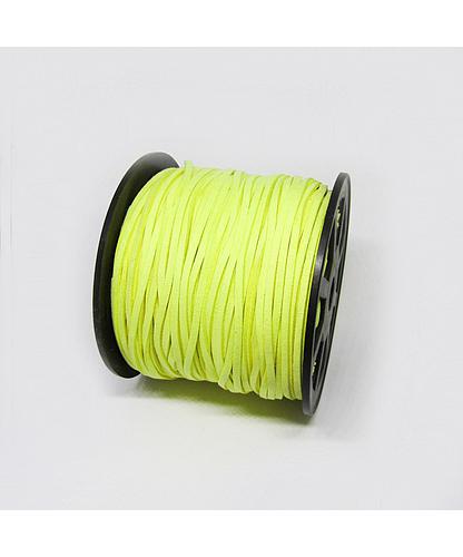 GAMUZA  3*1MM CUERO KOREANO *100 AMARILLO