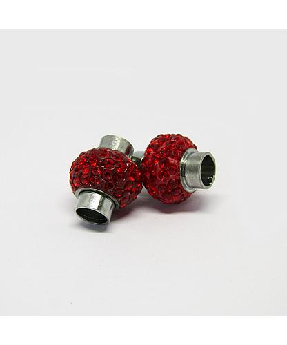 BROCHE IMAN STRASS ROJO