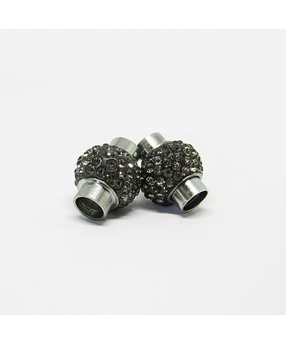 BROCHE IMAN STRASS GRIS