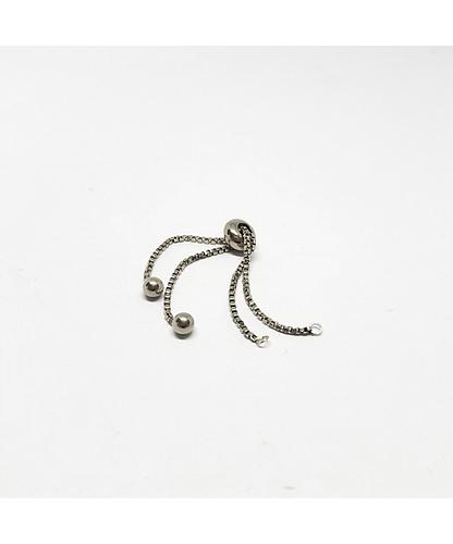 PULSERA ACERO NIKEL TIPO PANDORA AJUSTABLE 13.5CM