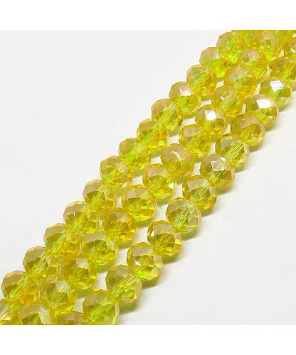 DONA CRISTAL AMARILLO CLARO TRANSPARENTE TORNASOL 7*8MM