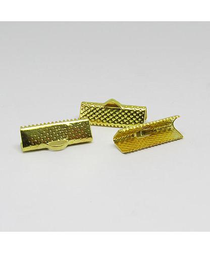 TERMINAL MALETA 20 MM      DORADO *500PZ