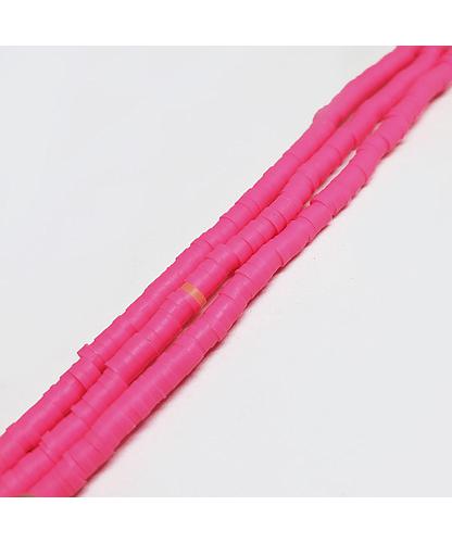 PUKA ROSA NEON 4MM