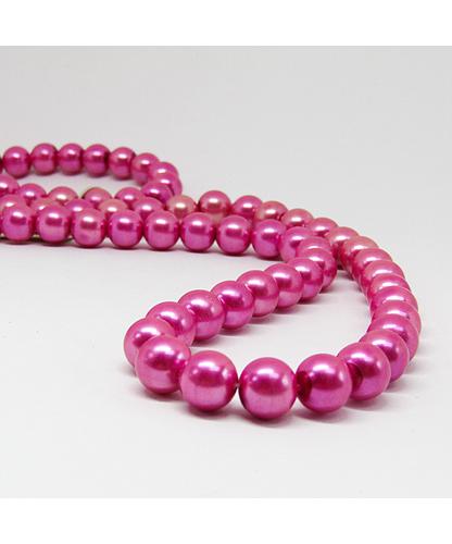 PERLA ACRILICA 10 MM FUCSIA