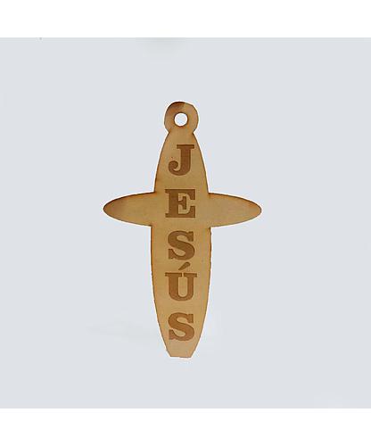 CRUZ JESUS MDF 25*15.3CM *3MM 1 ARGOLLA