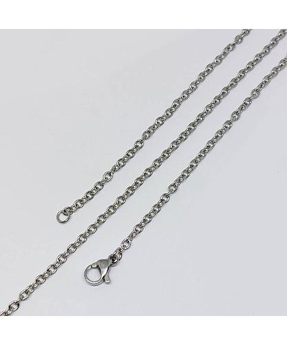 CADENA ACERO ESLABON SEMI OVAL 3*2.5MM *45CM