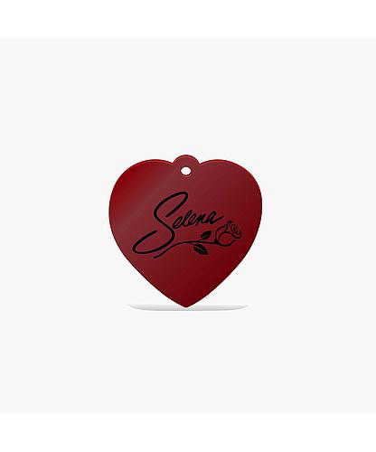 DIJE CORAZON ACRILICO UV 15*17MM *3MM