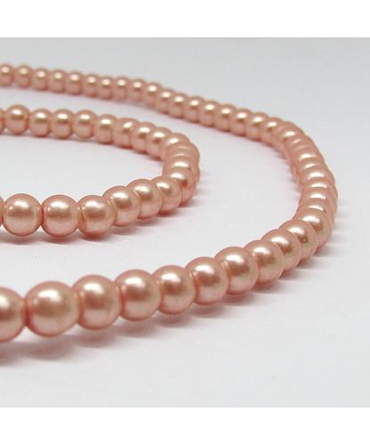 PERLA ACRILICA 6MM ROSA VIEJA